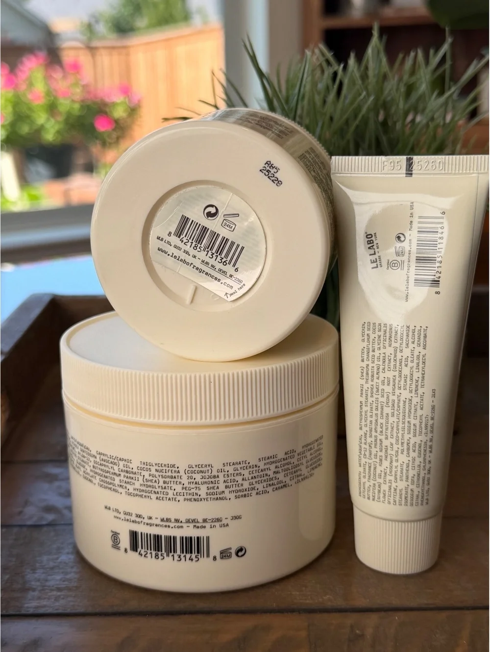 LE LABO Face Scrub, Body Cream, and Hand Pomade Set - Basil / Ginger